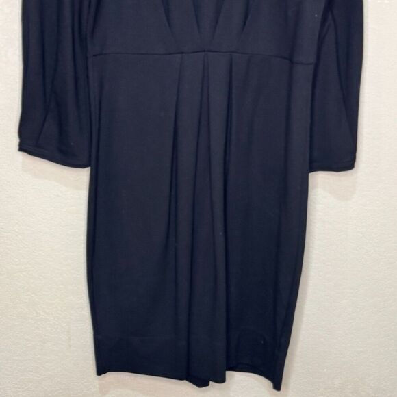 Theory Black Dress Size Medium Luann Downtown Long Sleeve Knit - Picture 9 of 9
